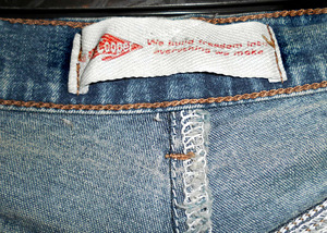 Lee Cooper синие прямые классические джинсы-стрейч, UK30-M-L (6 фото из 7)