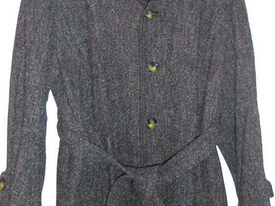 Ivo Nikkolo длинное cерое мужское пальто шерсть, 50-L-XL