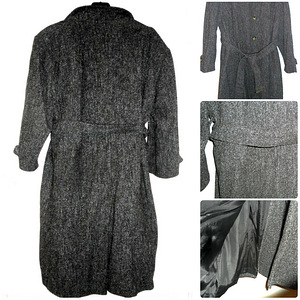 Ivo Nikkolo длинное cерое мужское пальто шерсть, 50-L-XL (3 фото из 3)