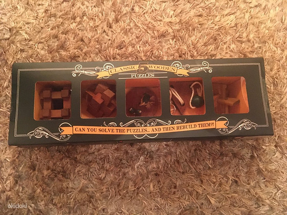 Uus Classic 5 Wooden Puzzle