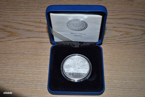 Hõbedast meenemünt 10 krooni 2008, Eesti Vabariik 90 (1 foto / 1)