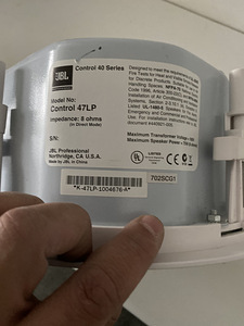 Jbl PL47 встраиваемые акустические колонки (1 фото из 4)
