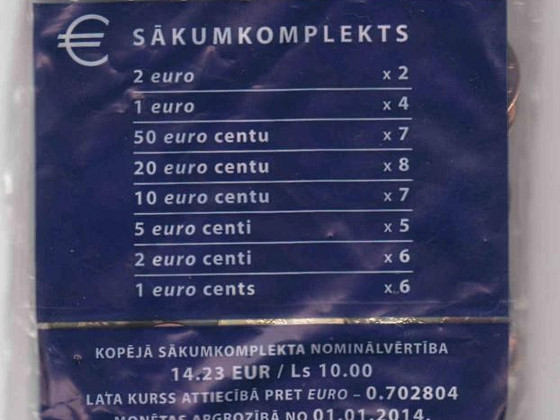 Läti euro stardikomplekt