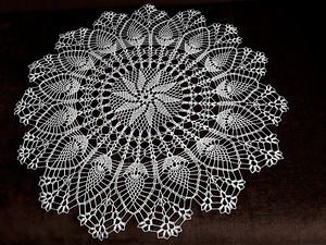 Suur uus heegeldatud linik 85 cm (2 foto / 2)