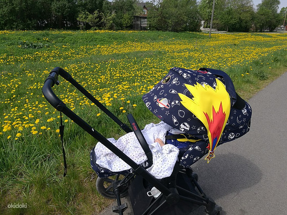Детская коляска Cybex Priam и автокресло Cybex Cloud Q Plus