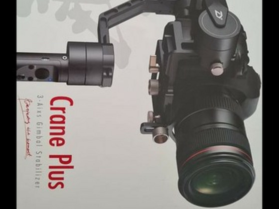 3-х ходовой ручной стабилизатор (карданный) Zhiyun Tech Crane Plu