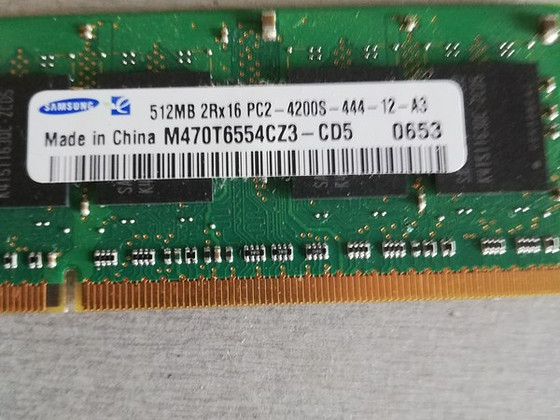 Ddr 2 sülearvuti mälu