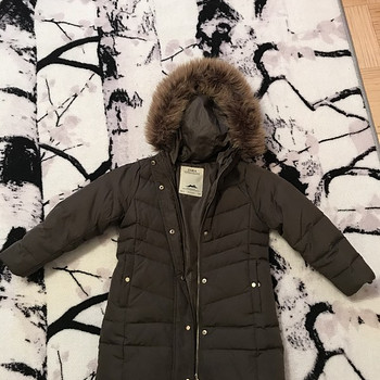 Зимняя куртка для девочек Zara, размер 110