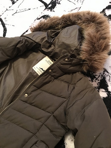 Зимняя куртка для девочек Zara, размер 110 (3 фото из 4)