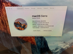 iMac12,1/ Core i5/ Memory 8GB (2 foto / 4)
