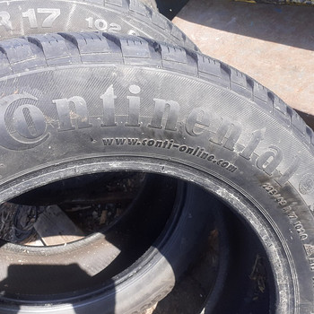 Зимняя, шипованная резина continental  255/65 r17