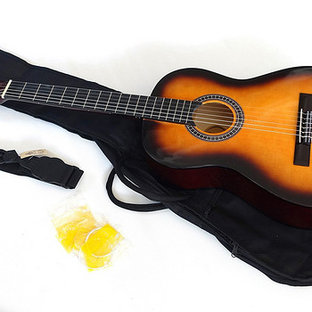 Kitarr Sunburst, kott, häälestaja, lisakeeled, uus