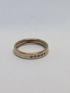 Kuld sõrmus brilliantidega 585 proov (№636) (1 foto / 4)