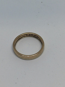 Kuld sõrmus brilliantidega 585 proov (№636) (3 foto / 4)