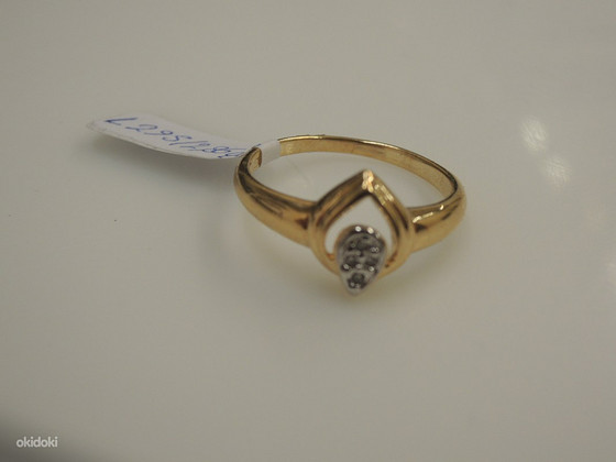 Kuld sõrmus teemandiga 585 proov (№L295)