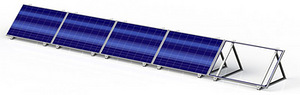 Päikesepaneelide paigaldusraam 2 paneelile (3 foto / 3)