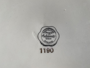 Freiberger ja Simpson Pottery taldrikud (5 foto / 5)