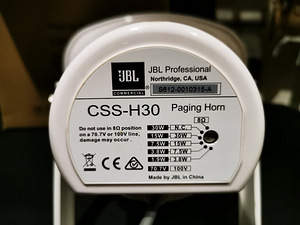 Рупорный громкоговоритель JBL CSS-H30 10шт (3 фото из 3)