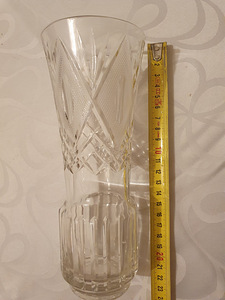 Хрустальная ваза 22cm (1 фото из 2)