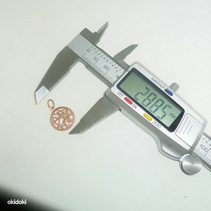 Kuld ripats Ambur 585 proov (№L168) (3 foto / 3)