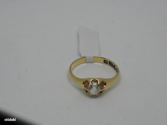 Kuld sõrmus 750 proov briljantiga 0,35 carat (№854)