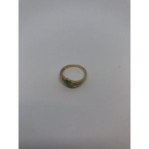 Kuld teemantidega sõrmus 585 proov (№1019) (1 foto / 3)