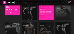 Fitness online kodulehekülg (4 foto / 8)