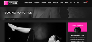 Fitness online kodulehekülg (6 foto / 8)