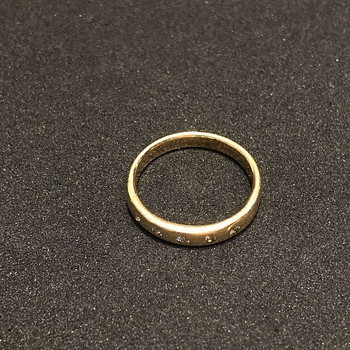 Kuld sõrmus teemanditega 585 proov (№1114)