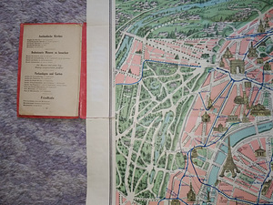Путеводитель-карта Парижа, 1920-е годы (7 фото из 10)