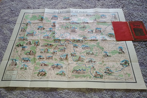 Путеводитель-карта Парижа, 1920-е годы (8 фото из 10)