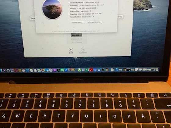 MacBook Retina, 12 дюймов, процессор постоянного тока, M7,3 ГГц / 8 ГБ / 512 ГБ / Intel HD 615