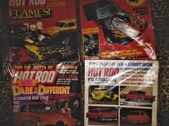 Автомобильные журналы США HotRod, старые, , 4шт.