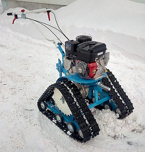 Minitraktor, motoplokk, lumesahk, oksapurustaja, haagis (4 foto / 9)