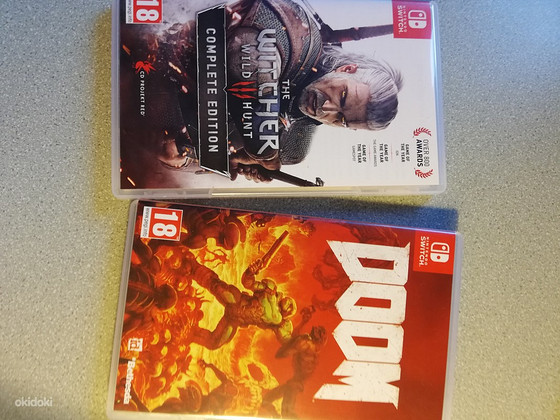 Игры Nintendo Switch (Ведьмак 3, Doom 2016)