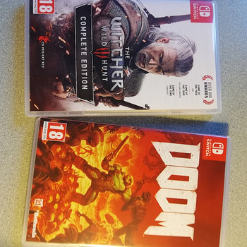 Nintendo switch games (Witcher 3, Doom 2016)
