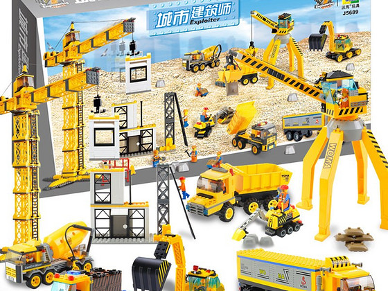 Hiigelsuur ehitusplats lego-ga