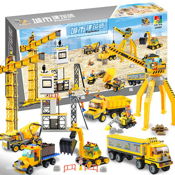 Hiigelsuur ehitusplats lego-ga