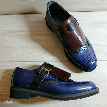 Кожаные стильные женские туфли от Navyboot 36 р кожа везде