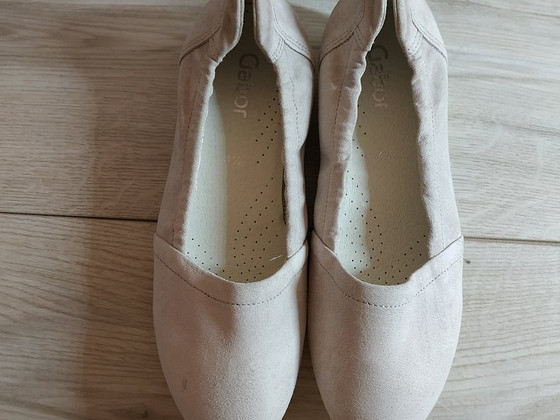 Кожаные, фирменные женские мокасины от Gabor 37.5 р
