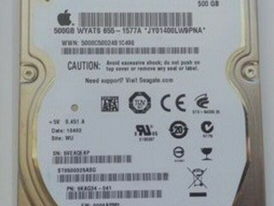 2,5" kõvaketas SEAGATE 500GB HDD