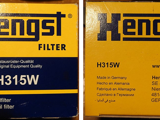 Масляный фильтр Hengst H315W