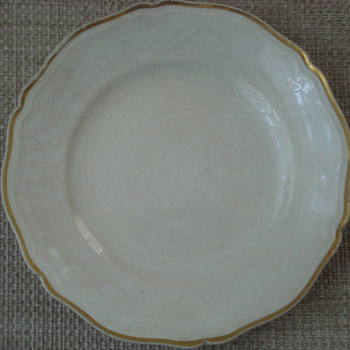 Юбилейная тарелка Латвийской фабрики Кузнецова, 1937 г