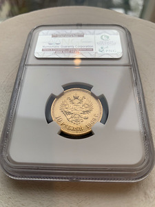10 рублей 1909 золото EB NGC MS62 (4 фото из 4)