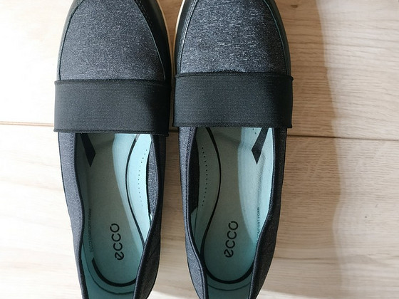 Кожаные фирменные женские мокасины от Ecco - 41 -41.5 р - Ор