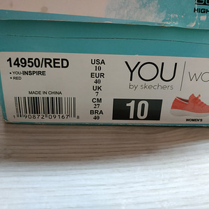 Фірмові кросівки жіночі Skechers YOU 14950 RED - 40-41 р (3 фото з 10)