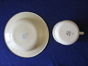 Taldrik/ kruus metall, emailitud. Uus (2 foto / 4)