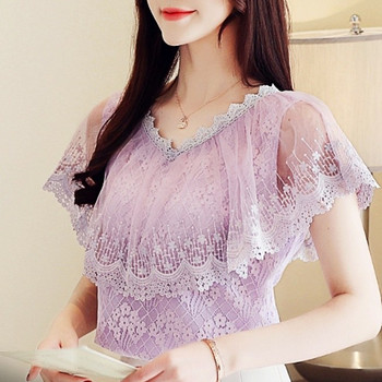 Новая блузка с кружевом, L / M