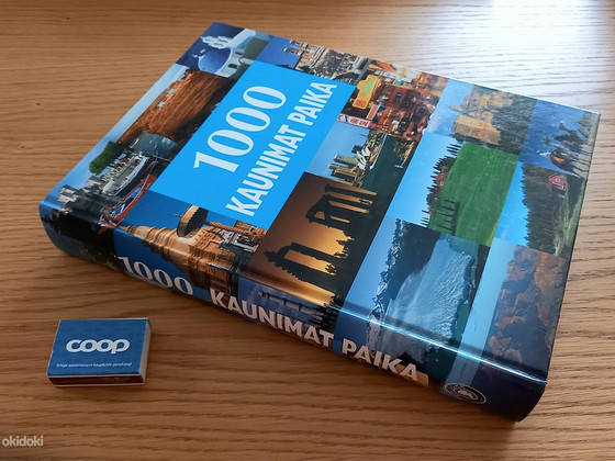 1000 самых красивых мест - большая книга с множеством картин