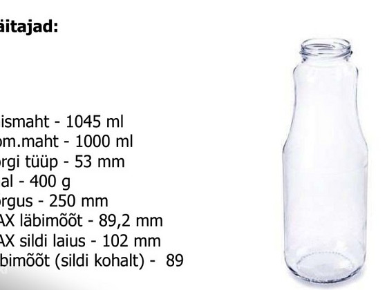 1L KLAASPUDELID 152tk